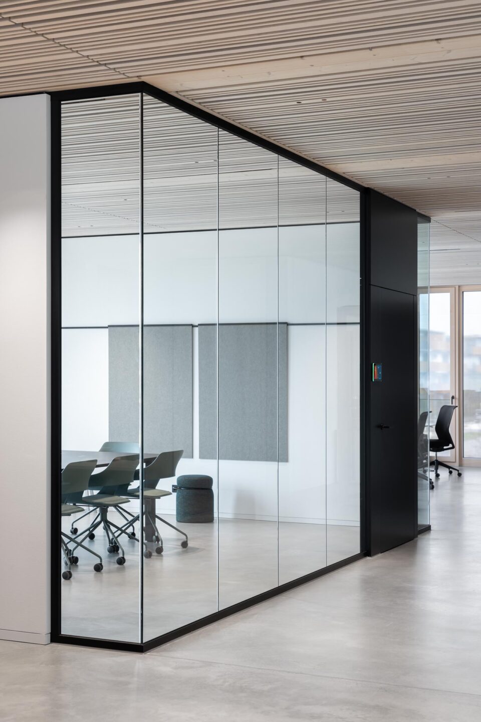Nething Architects | conference room behind glass wall